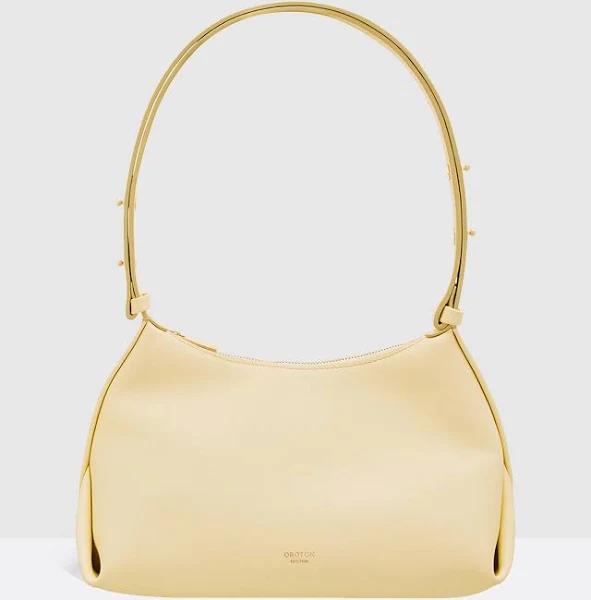 Oroton Haven Baguette Bag | Yellow/Off White | One Size | Shopbop