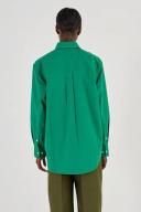 Oroton Poplin Long Sleeve Shirt Holly, 100% Cotton