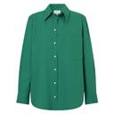 Oroton Poplin Long Sleeve Shirt Holly, 100% Cotton