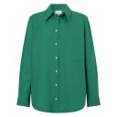 Oroton Poplin Long Sleeve Shirt Holly, 100% Cotton