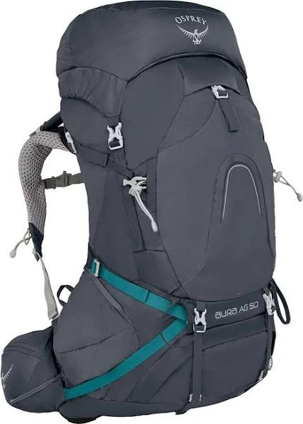 Osprey Aura AG 50 Womens Hiking Pack Vestal Grey