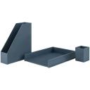 Otto 3 Piece Plastic Desk Set Pink