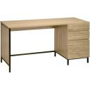 Otto Stockholm Twin Cabinet 1500mm Desk Oak Black