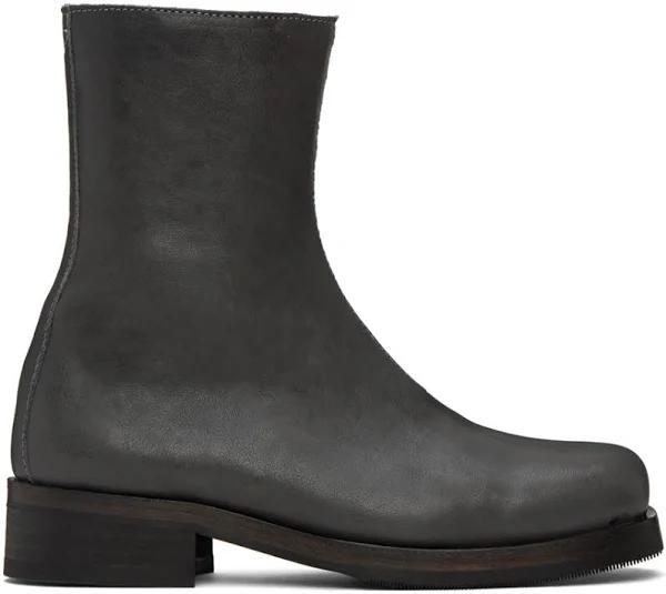 Our Legacy Gray Camion Boots