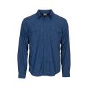OUTRAK Men's Long Sleeve Hiking Shirt Blue L