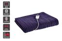 Ovela Plush Electric Heated Throw Blanket (Orchid, 200cm x 180cm)