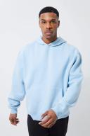 Oversized Boxy Embossed Hoodie