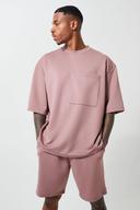 Oversized Half Sleeve Scuba T-Shirt and Short Set