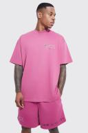 Oversized Photographic Short Set