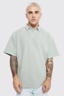Oversized Revere Twill Jersey Polo