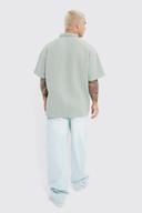Oversized Revere Twill Jersey Polo