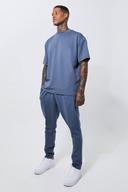 Oversized Scuba T-Shirt and Jogger Set