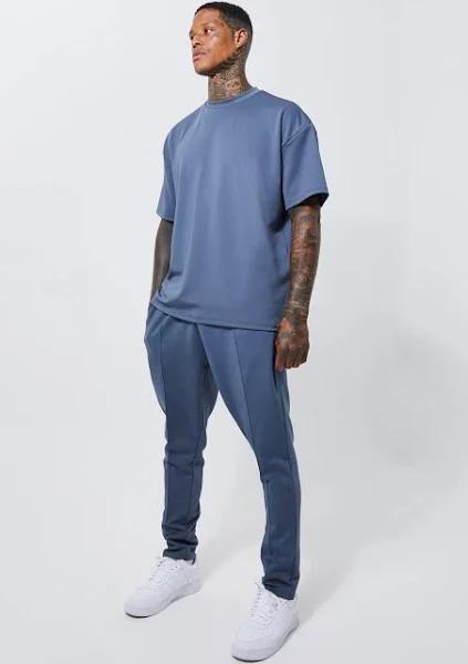 Oversized Scuba T-Shirt and Jogger Set