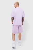 Oversized Seam Detail Graphic T-Shirt