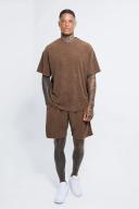 Oversized Soft Towelling T-Shirt & Short Set