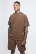 Oversized Soft Towelling T-Shirt & Short Set