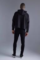 Oversized Sueded Scuba Boxy Hoodie