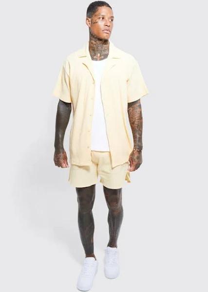 Oversized Waffle Jersey Shirt and Short
