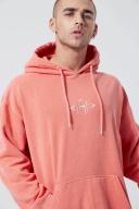 Oversized Washed Branded Hoodie