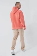 Oversized Washed Branded Hoodie