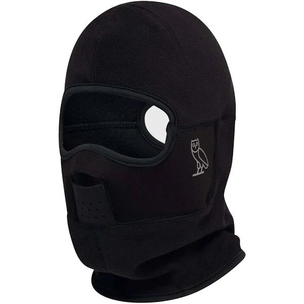 OVO Reflective Owl Fleece Balaclava Black