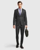 Oxford Auden Wool Rich Suit Jacket in Grey Slate 96