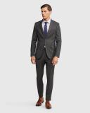 Oxford Auden Wool Suit Jacket in Dark Grey 116