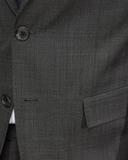 Oxford Auden Wool Suit Jacket in Dark Grey 96