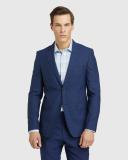 Oxford Auden Wool Suit Jacket Navy Dark Navy 104