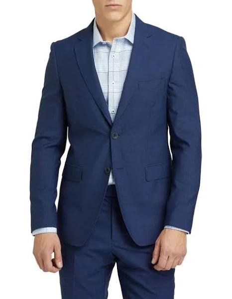 Oxford Auden Wool Suit Jacket Navy Dark Navy 104