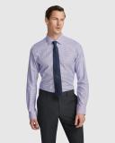 Oxford Beckton Dobby Shirt in Lilac Purple M