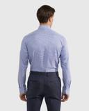 Oxford Beckton Dobby Shirt in Navy Blue M