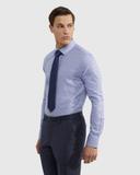 Oxford Beckton Dobby Shirt in Navy Blue M