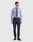Oxford Beckton Dobby Shirt in Navy Blue M
