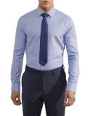 Oxford Beckton Dobby Shirt in Navy Blue XXL