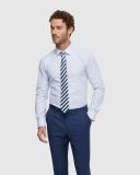 Oxford Beckton Dobby Shirt in Sky Blue S