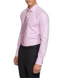 Oxford Beckton Slim Fit Shirt in Pink XL