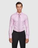 Oxford Beckton Slim Fit Shirt in Pink XL