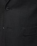 Oxford Byron Wool Suit Jacket in Black 100