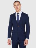 Oxford Byron Wool Suit Jacket in Blue 116