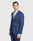 Oxford Byron Wool Suit Jacket in Blue 116