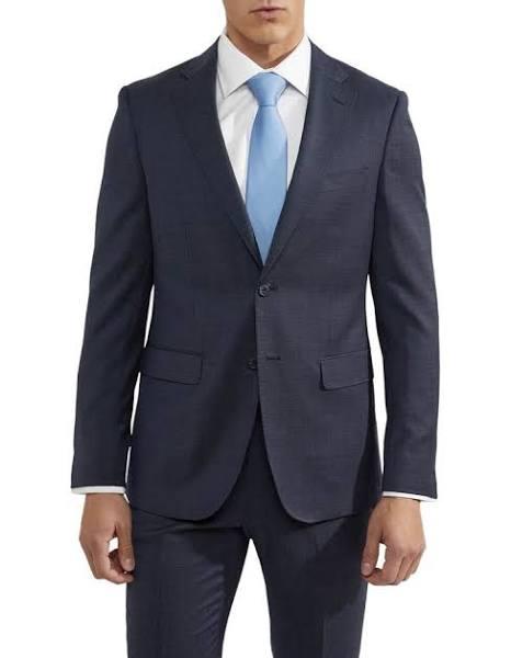 Oxford Byron Wool Suit Jacket in Steel Grey 92