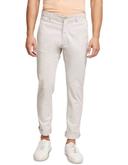 Oxford Danny Casual Organic Cotton Chinos in Ecru Pale Grey 82