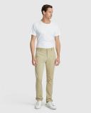 Oxford Danny Casual Organic Cotton Chinos in Light Clay Pale Grey 90