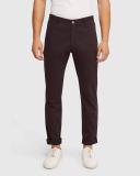 Oxford Danny Casual Organic Cotton Chinos in Purple Dk Purple 90