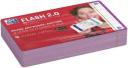 Oxford Flash 2.0 Index Cards Ruled 75 x 125mm Purple 80 Pack
