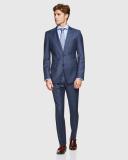 Oxford Hopkins Peak Lapel Wool Suit Jct