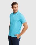 Oxford Mark Pique Polo in Orange Coral S