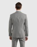 Oxford New Hopkins Wool Stretch Suit Jacket in Grey Pale Grey 96