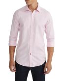 Oxford Shop - Beckton Dobby Shirt Shirts Career Slim Fit Pink / L